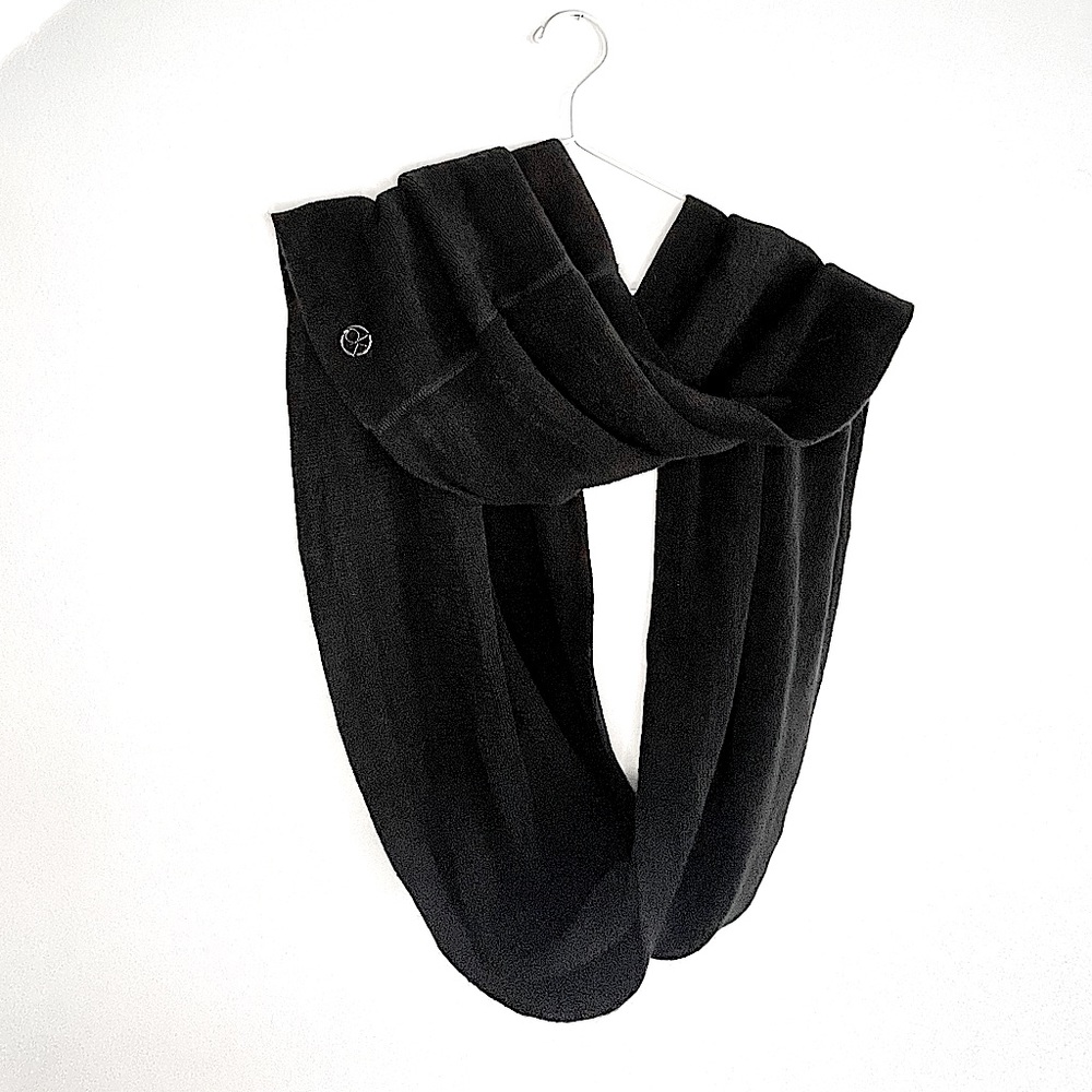 Calvin Klein Solid Black Infinity Scarf